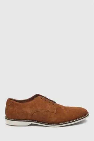 911877 TAN SUEDE TPR DERBY 7 EU 41 HELL 4 LEATH