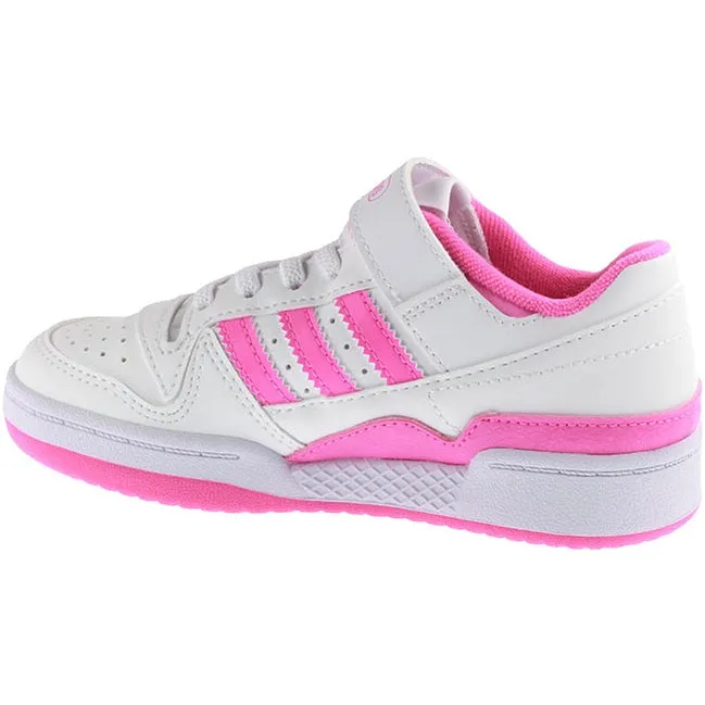 Adidas Originals Trainers Kids Forum Low White Pink