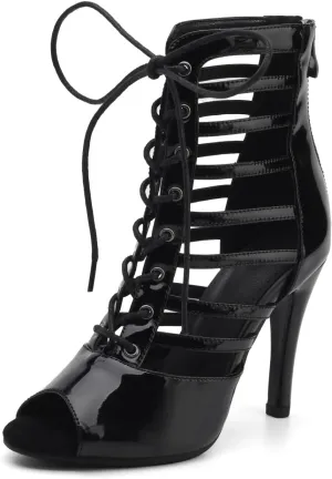 AOQUNFS Women Latin Dance Shoes Ballroom Salsa Practice Performance Dance Heels,K300