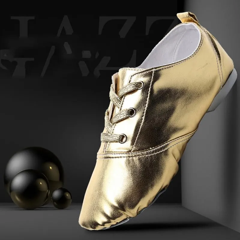 AOQUNFS Women's Jazz Dance Shoes Split Sole Practice Dance Shoes for Girls,Model TJ-JS