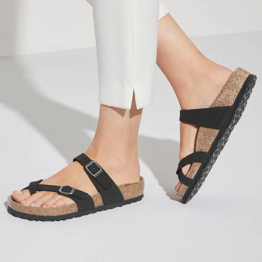 BIRKENSTOCK MAYARI VEGAN REGULAR FIT IN BLACK