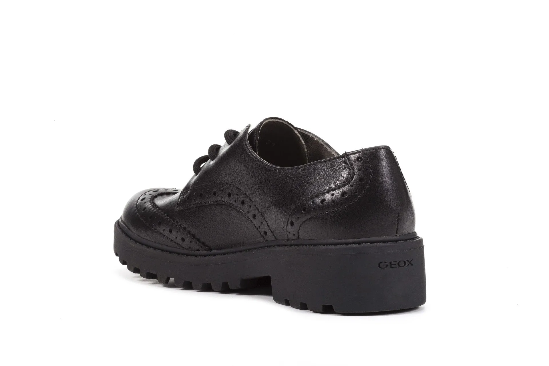 Casey Lace-Up Brogue Girl's School Shoe
