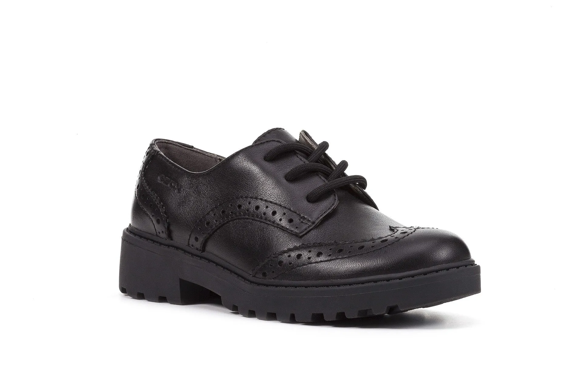 Casey Lace-Up Brogue Girl's School Shoe