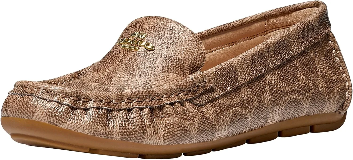 COACH Women's Marley Leather Driver Driving Style Loafer