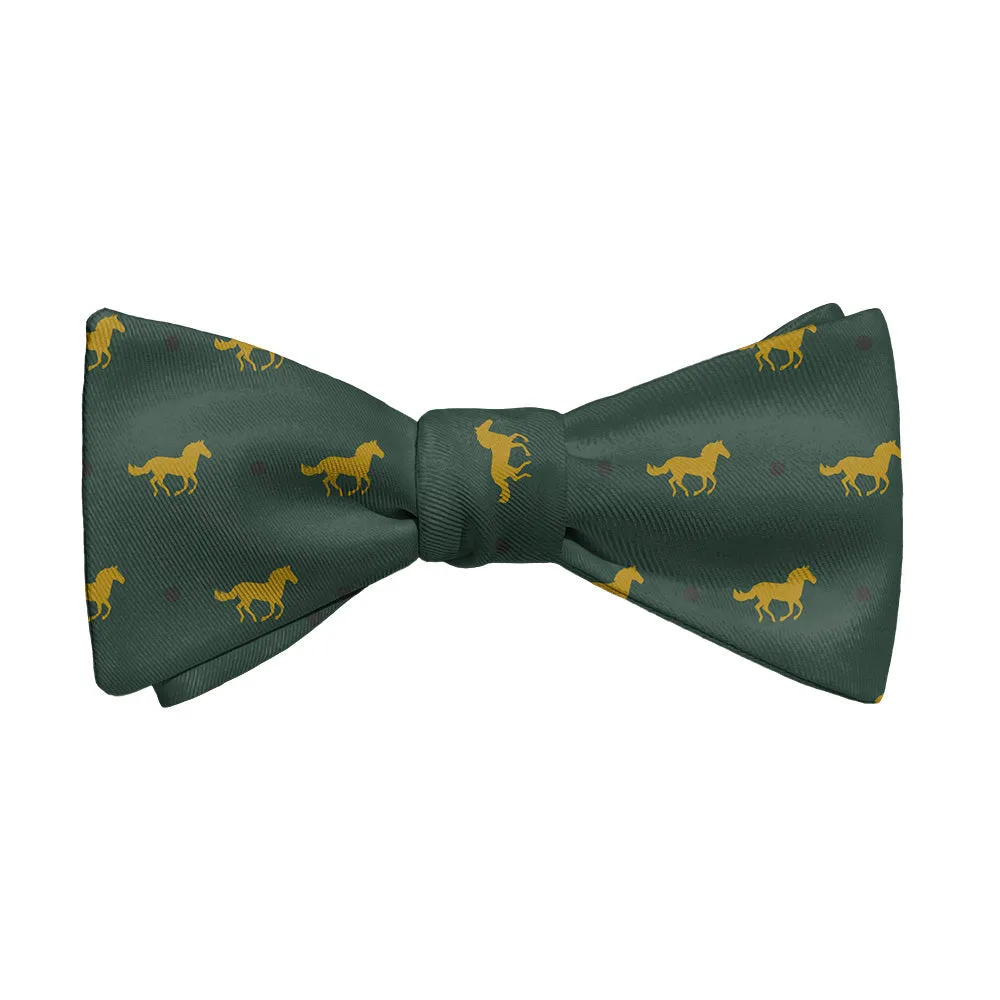 Derby Horses Bow Tie
