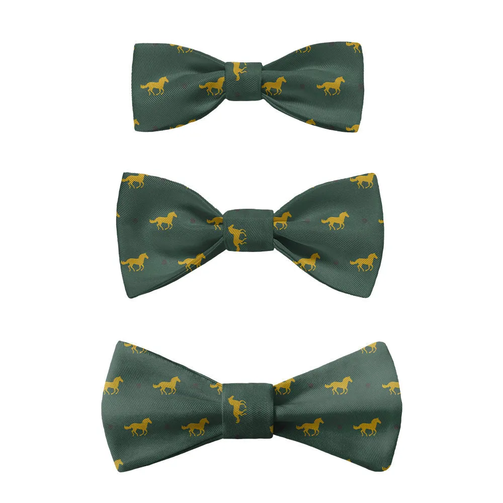 Derby Horses Bow Tie