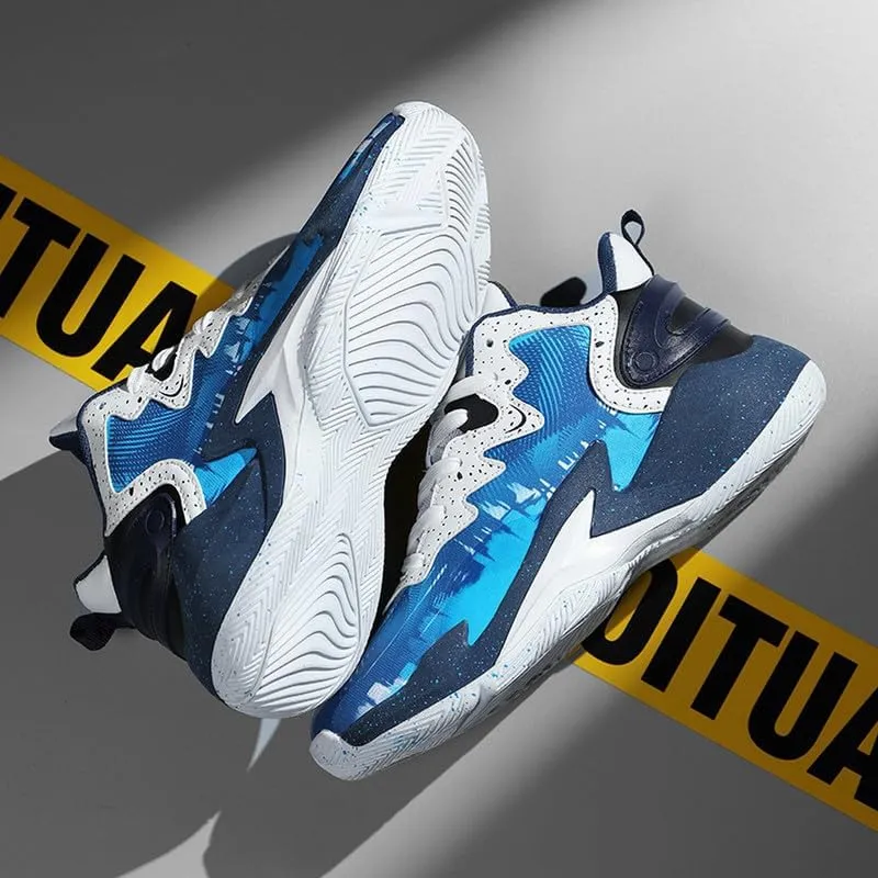 DHOVOR Boys Basketball Shoes Kids Fashion Sneakers Breathable Running Shoes for Boys Sport Tennis Shoes(Little Kid/Big Kid)