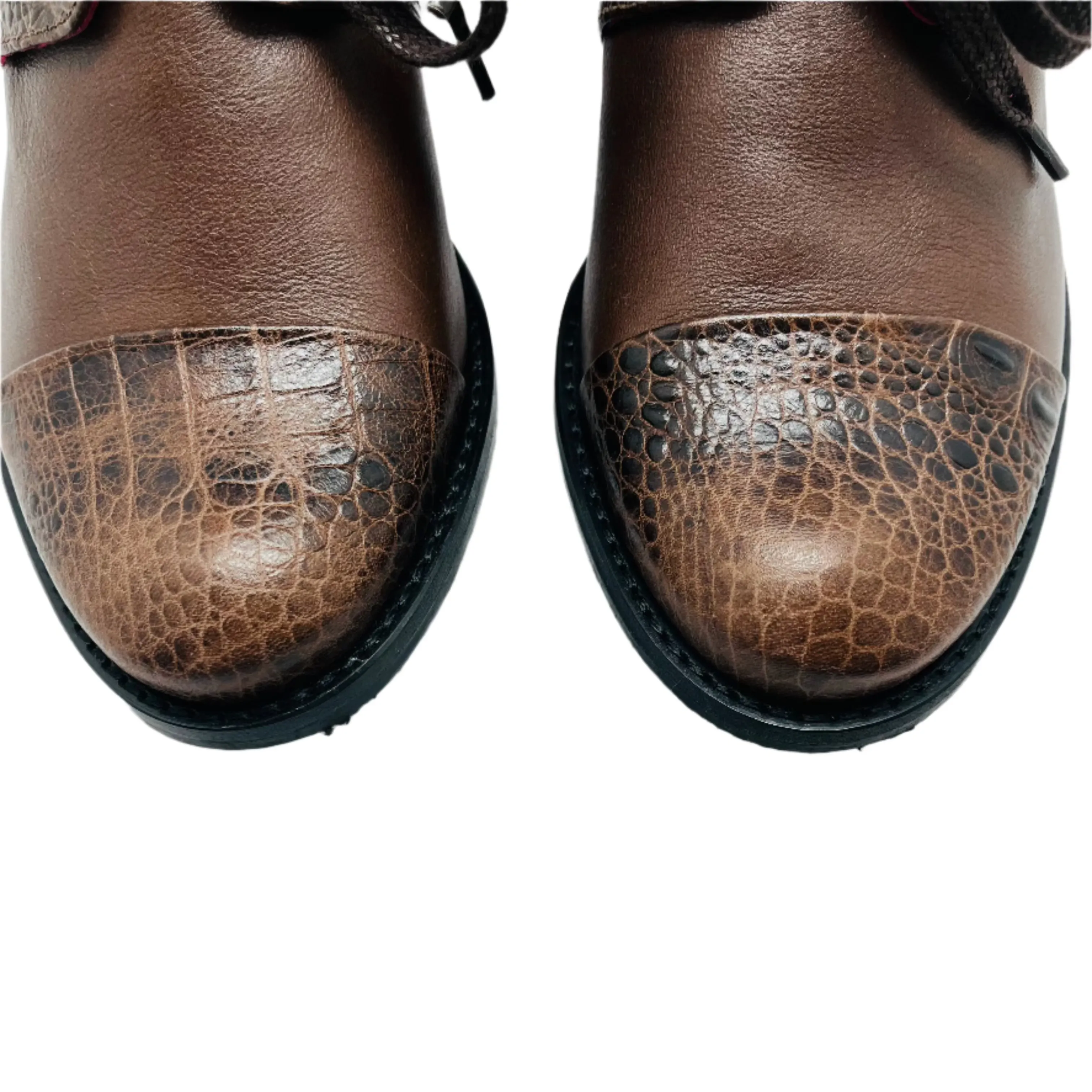 Ecoute- Navy lace up