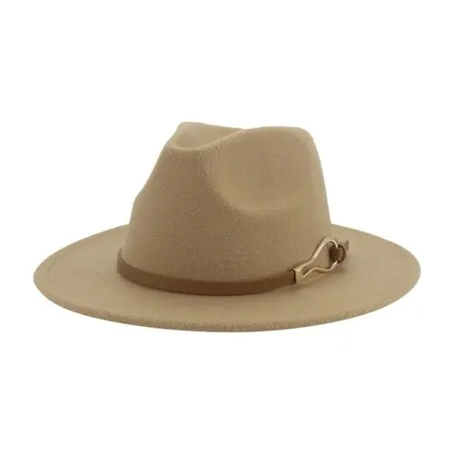 Fedora Hat Women Winter Hats for Women Ribbon Band Men's Hat Wide Brim