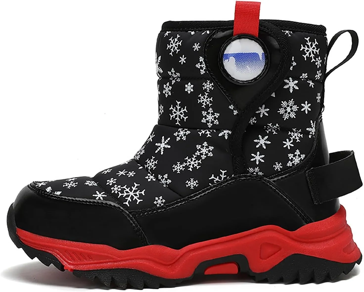 Girls Boys Snow Boots Outdoor Warm Comfortable Non Slip Mid Calf Padded Small Big Kids Winter Shoes Boots Girls Size 3
