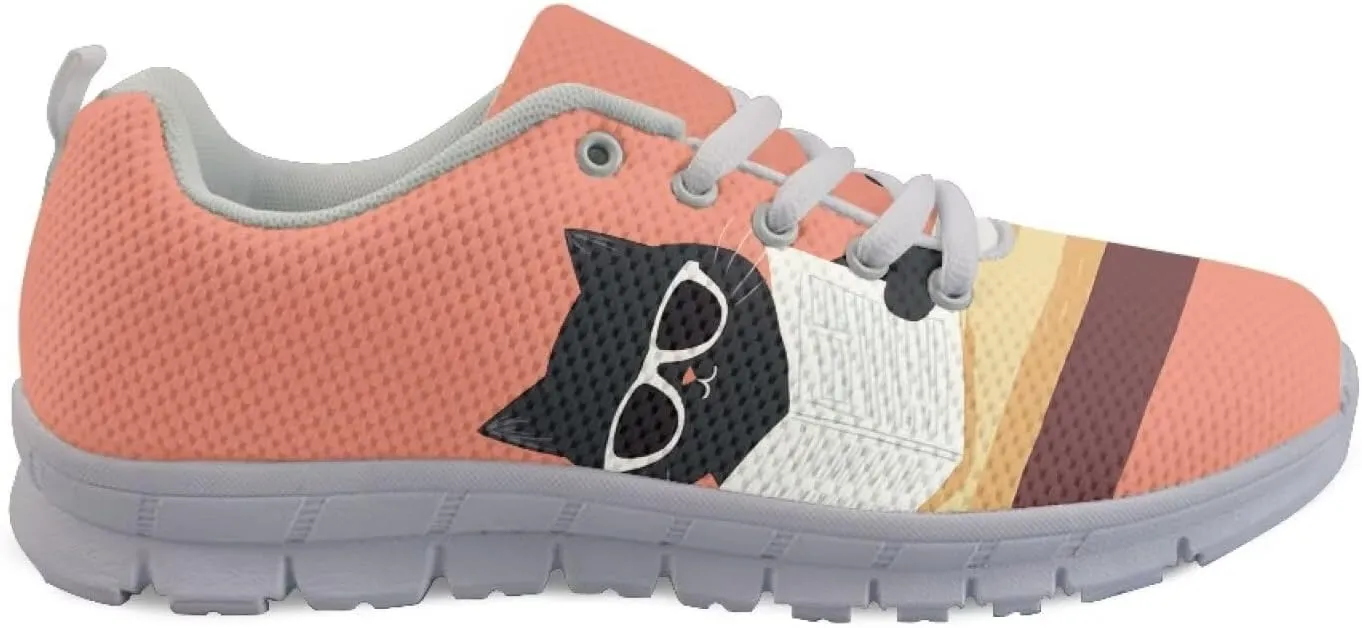 GOSTONG Womens Running Shoes Breathable Mesh Sneakers Non Slip Athletic Shoes Gym Training Outdoor Tennis Shoes White US 5-12