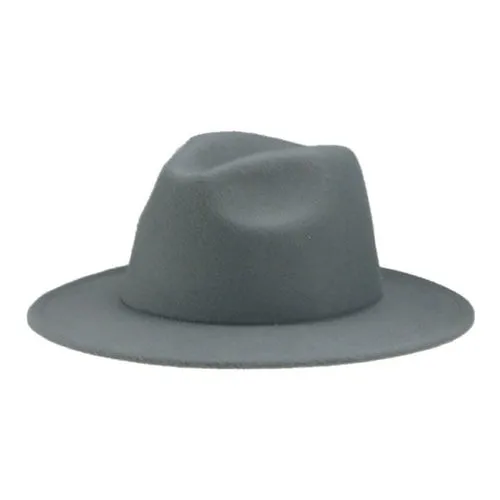 Hats for Women luxury Fedora Hat Women Panama Solid Wide Brim Winter