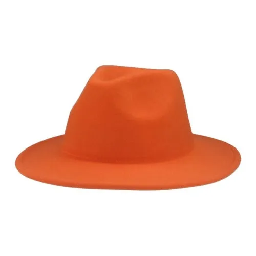 Hats for Women luxury Fedora Hat Women Panama Solid Wide Brim Winter