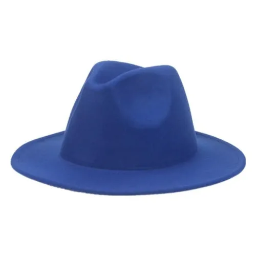 Hats for Women luxury Fedora Hat Women Panama Solid Wide Brim Winter
