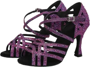 High Heels Womens Latin Ballroom Dance Shoes Soft Sole Salsa Tango Party Shoes for Comfort & Style