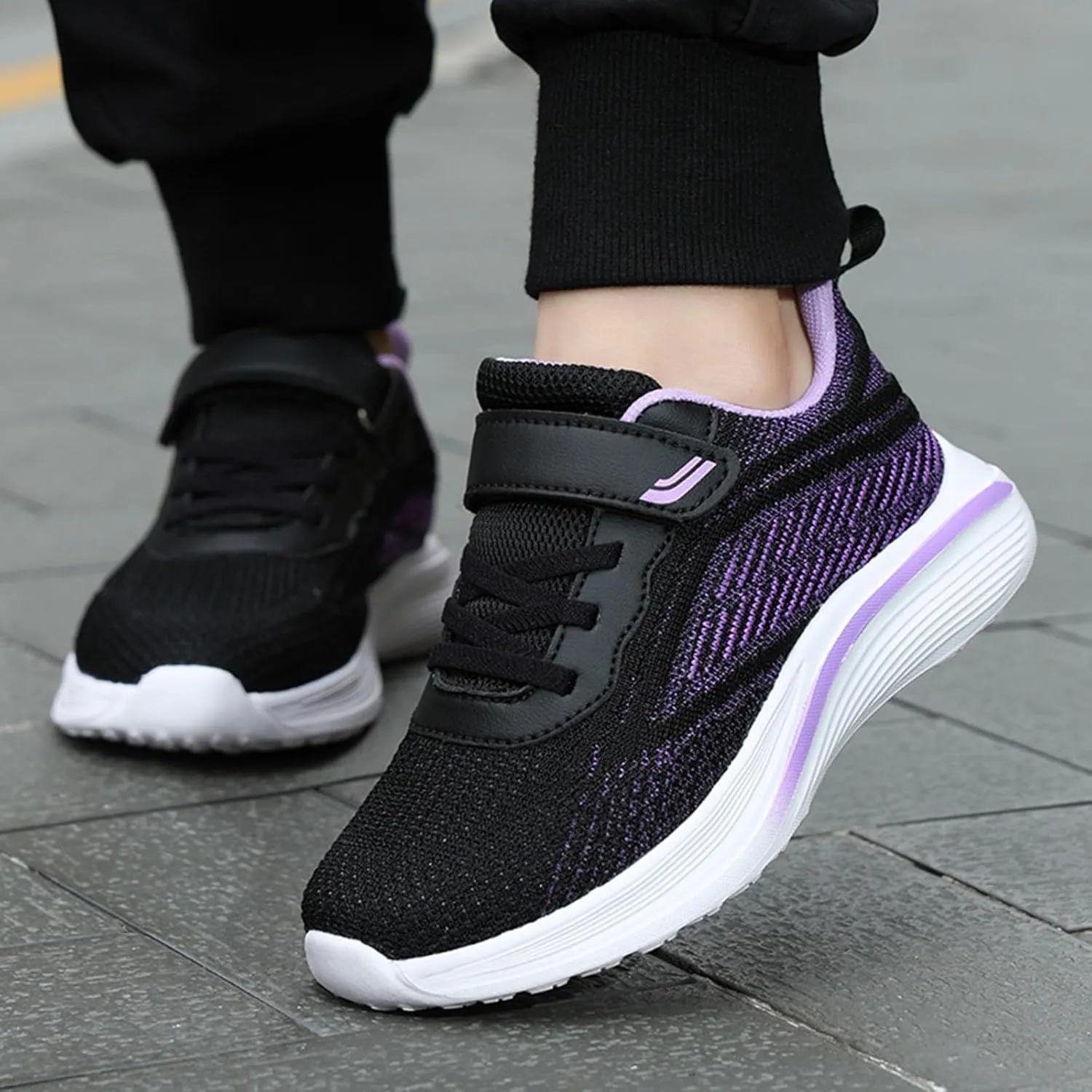 IWIHMIV Girls Athletic Shoes Toddler Tennis Shoes Sneakers for Boys Running Shoes Girls Boys Casual Breathable Sports Shoes