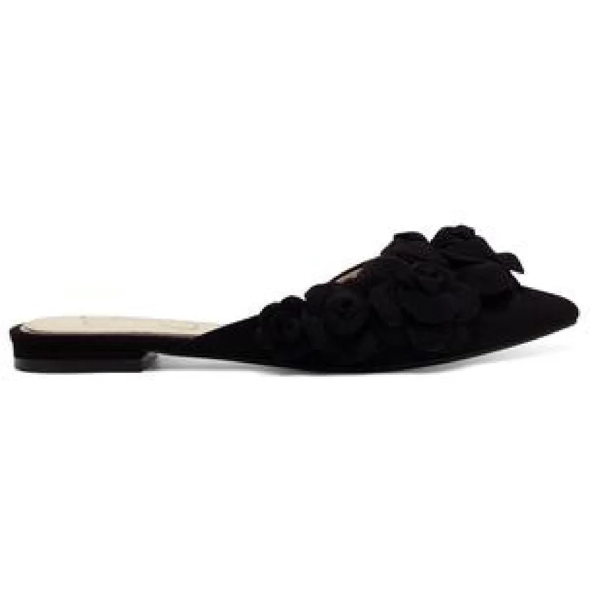 Jessica Simpson Cymia Women's Slip-on Flat Floral Embellished Pointed Toe Mules