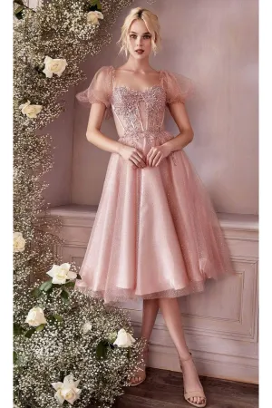 Kentucky Derby Dress Race Outfit in Blush by Ladivine CD0187