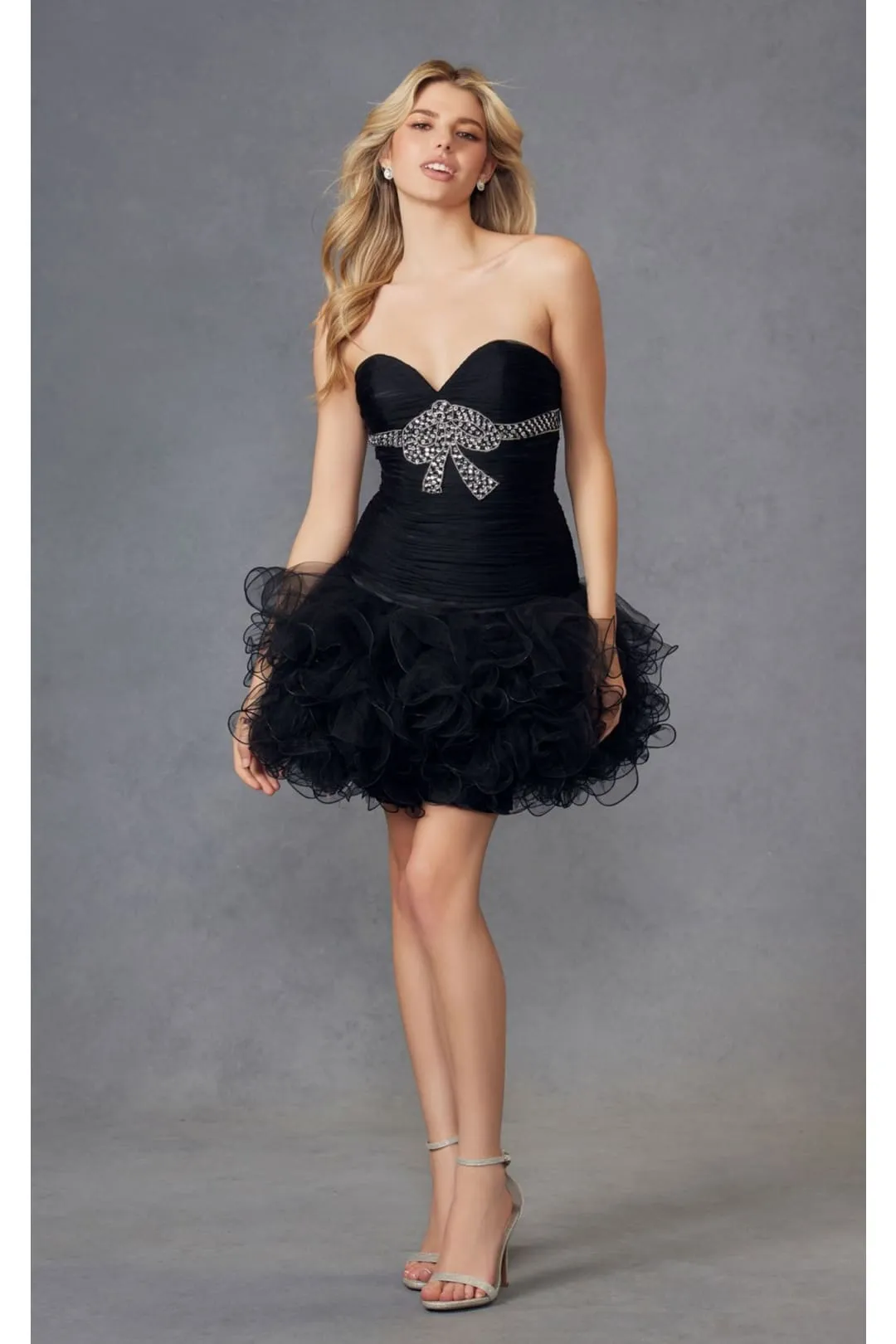 Kentucky Derby Dress Race Outfit  in Classic Black By Juliet JT705