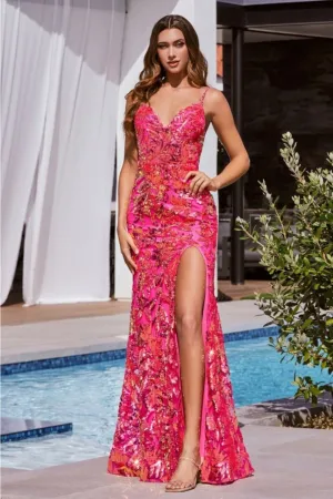 Kentucky Derby Dress Race Outfit in Hot Pink By Ladivine CM350