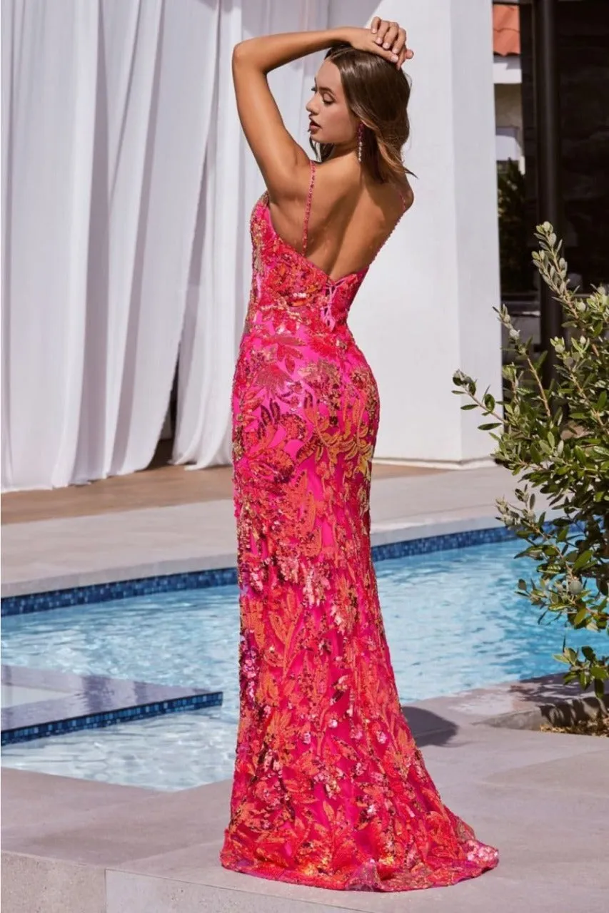 Kentucky Derby Dress Race Outfit in Hot Pink By Ladivine CM350