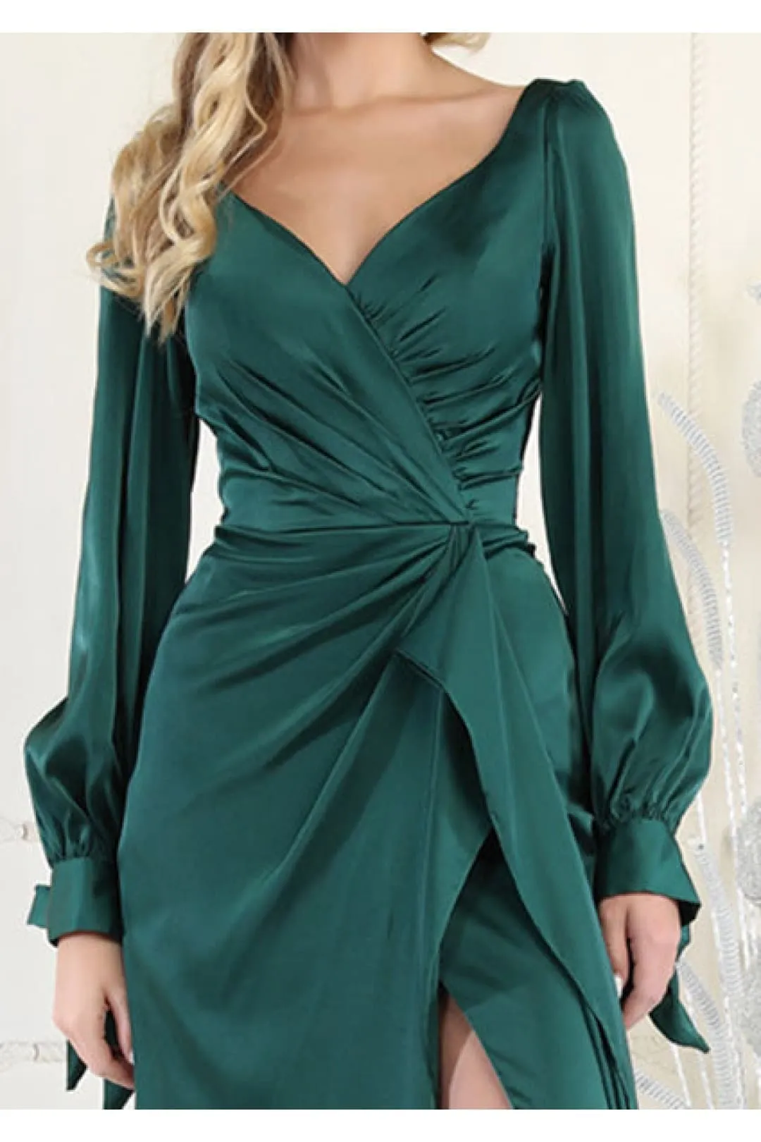 Kentucky Derby Dress Race Outfit in Hunter Green by May Queen MQ1974