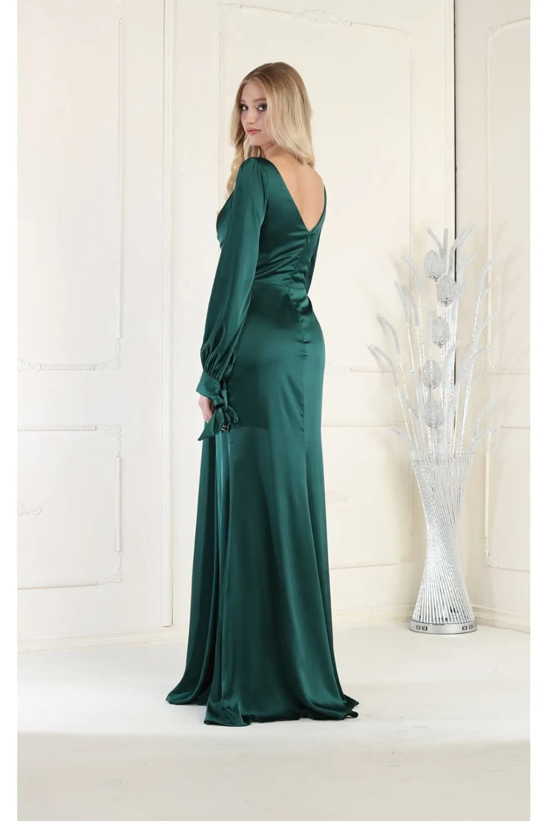 Kentucky Derby Dress Race Outfit in Hunter Green by May Queen MQ1974