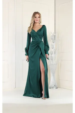 Kentucky Derby Dress Race Outfit in Hunter Green by May Queen MQ1974