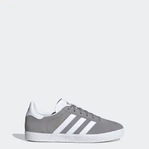 Kids adidas Originals Gazelle Shoes Grey Three