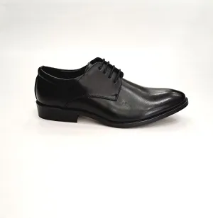 LEATHER DERBY SHOES BLACK
