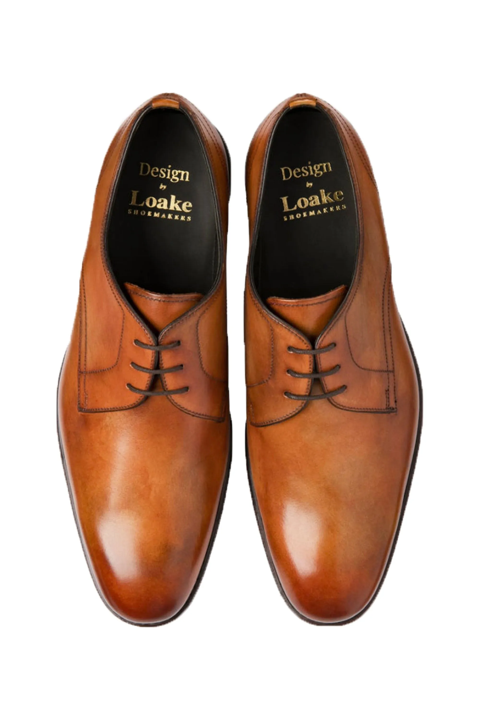 Loake Atherton Derby Shoe Tan
