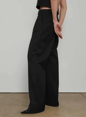 Low Rise Trouser in Black