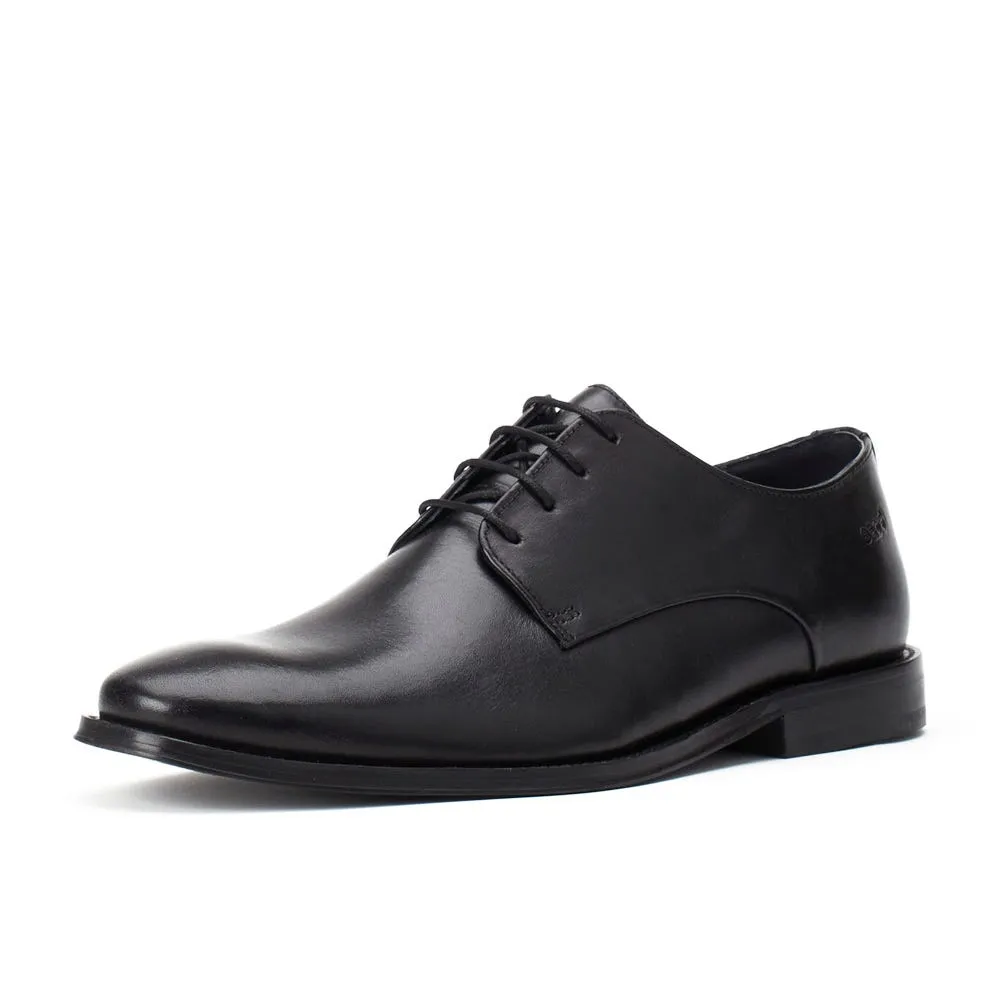 Marley Black Waxy Shoe
