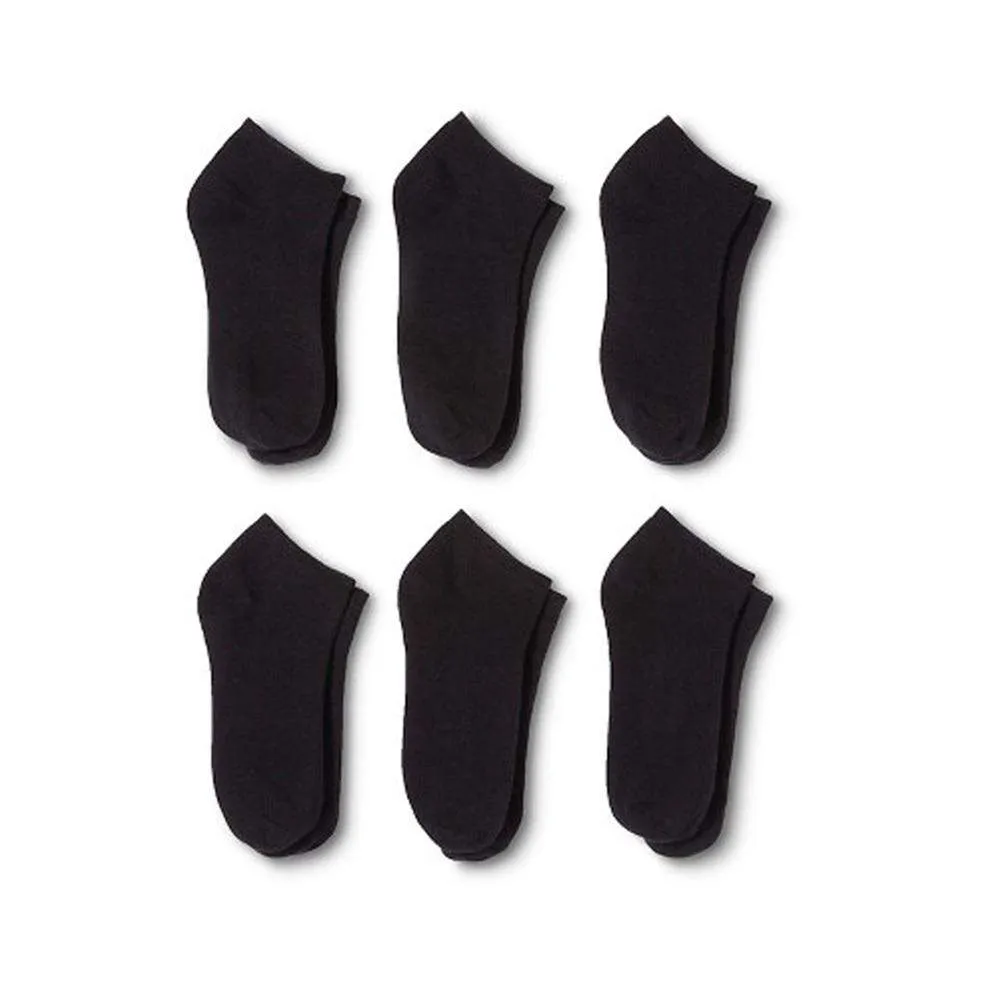 Mechaly Womens Basic Super Comfortable Low Cut and Crew Cotton Socks - 12 Pack