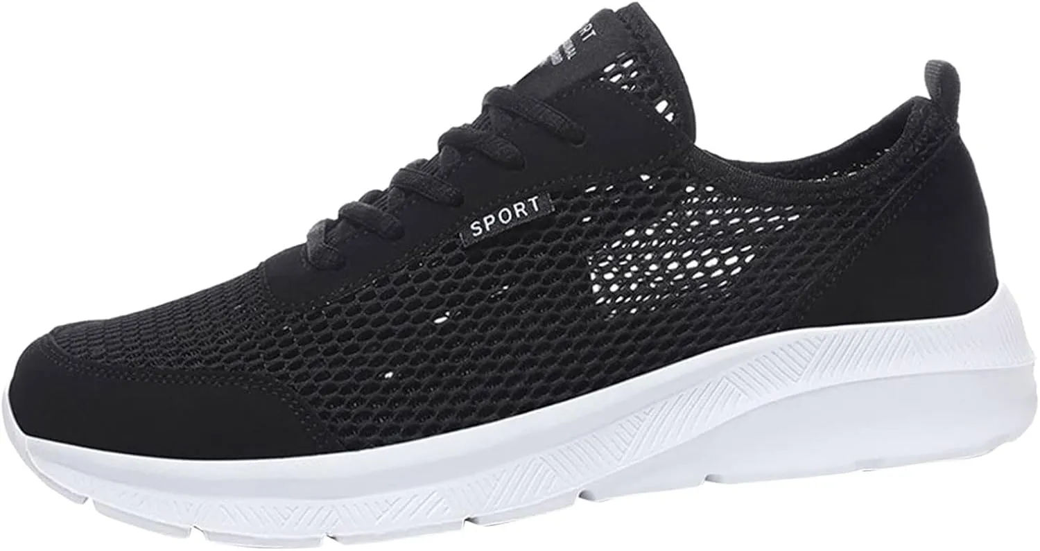 Mens Athletic Shoes Men's Sneakers Tennis Shoe for Men Slip on Shoe for Men Mesh Breathable Sneaker