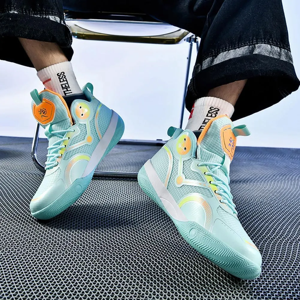Men's Basketball Shoes Fashion Sports Shoes Breathable and Comfortable Basketball Shoes Anti Slip Basketball Shoes