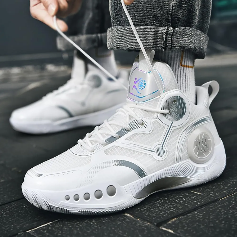 Men's Basketball Shoes Fashion Sports Shoes Breathable and Comfortable Basketball Shoes Anti Slip Basketball Shoes