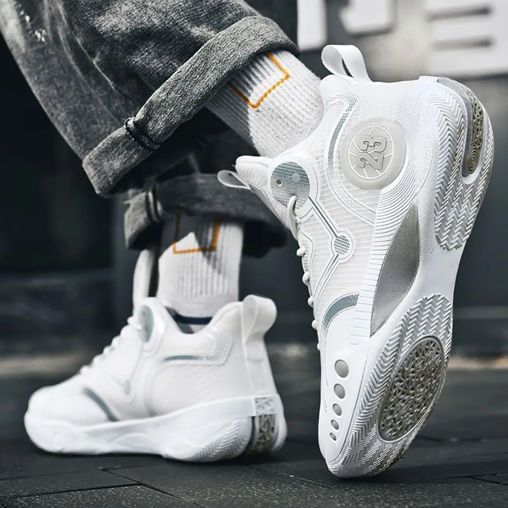 Men's Basketball Shoes Fashion Sports Shoes Breathable and Comfortable Basketball Shoes Anti Slip Basketball Shoes