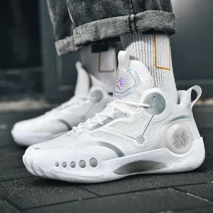 Men's Basketball Shoes Fashion Sports Shoes Breathable and Comfortable Basketball Shoes Anti Slip Basketball Shoes