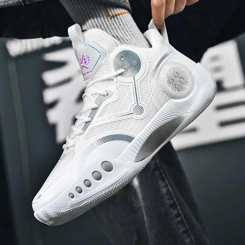 Men's Basketball Shoes Fashion Sports Shoes Breathable and Comfortable Basketball Shoes Anti Slip Basketball Shoes