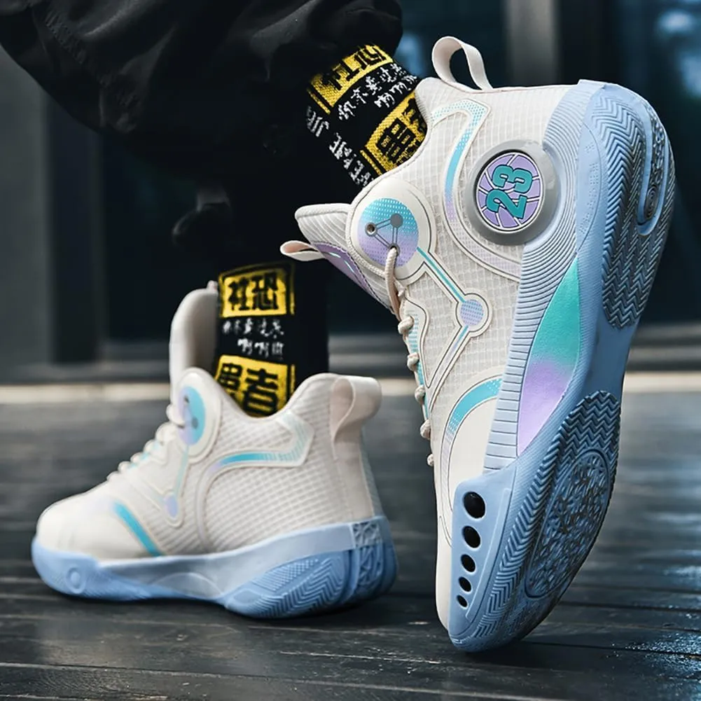 Men's Basketball Shoes Fashion Sports Shoes Breathable and Comfortable Basketball Shoes Anti Slip Basketball Shoes