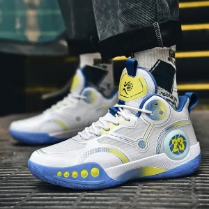 Men's Basketball Shoes Fashion Sports Shoes Breathable and Comfortable Basketball Shoes Anti Slip Basketball Shoes