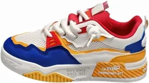 Men's Four Seasons Casual Lace-Up Shoes,Comfortable Non-Slip Breathable Basketball Shoes,Fabric Upper,Suitable for Walking Driving Shoes