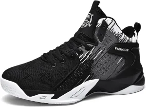 Men's High Top Basketball Shoes Fashion Running Sneakers Non Slip Training Lace Up Athletic Shoes Outdoor Sports Shoes for Men