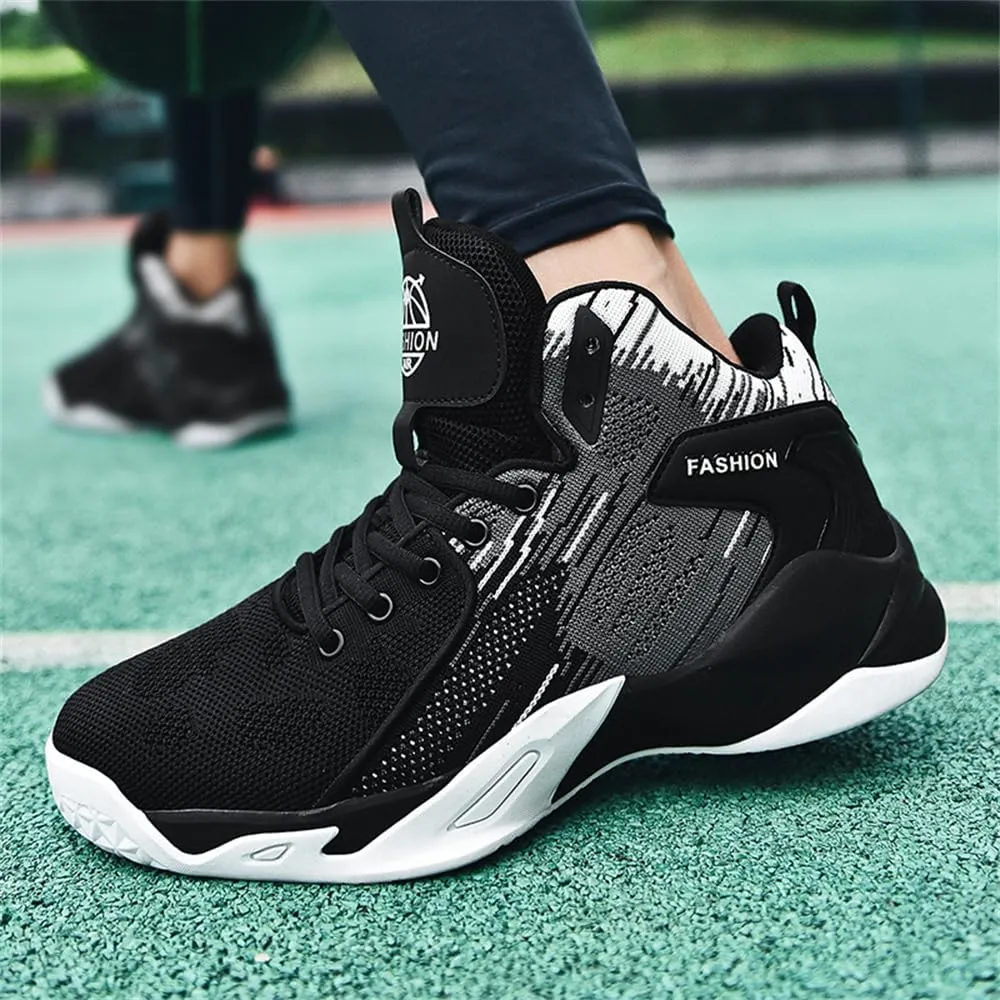 Men's High Top Basketball Shoes Fashion Running Sneakers Non Slip Training Lace Up Athletic Shoes Outdoor Sports Shoes for Men
