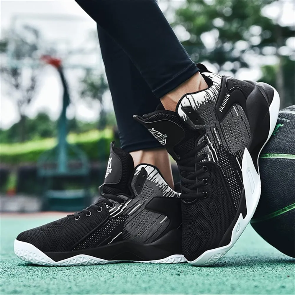 Men's High Top Basketball Shoes Fashion Running Sneakers Non Slip Training Lace Up Athletic Shoes Outdoor Sports Shoes for Men