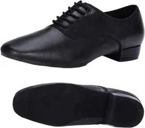 Men's Latin Dance Shoes Modern Dance Shoes Men Ballroom Dancing Soft Rubber Sole Suede Sole Optional Large Size Male Jazz Latin Shoes Tango(Suede sole,40)