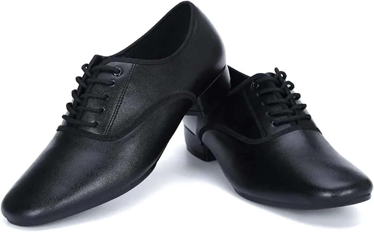 Men's Latin Dance Shoes Modern Dance Shoes Men Ballroom Dancing Soft Rubber Sole Suede Sole Optional Large Size Male Jazz Latin Shoes Tango(Suede sole,40)