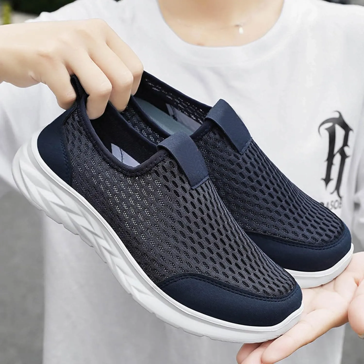 Mens Slip On Walking Shoes Men's Shoes Men's Athletic Shoes Breathable Shoes Men Sneakers for Men Running Shoes Sneakers