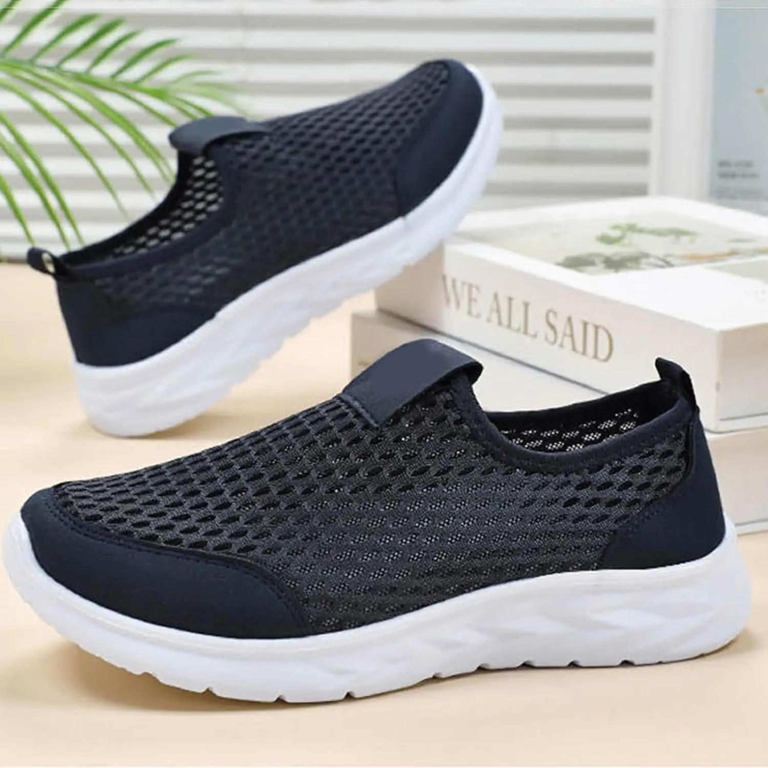 Mens Slip On Walking Shoes Men's Shoes Men's Athletic Shoes Breathable Shoes Men Sneakers for Men Running Shoes Sneakers